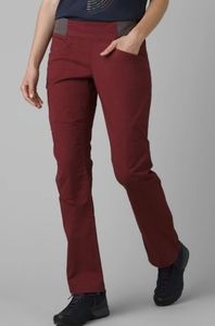 Prana Wakeen Pant XS maroon NWT